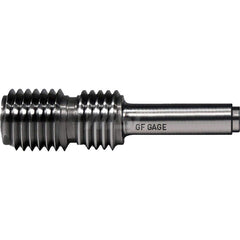 Thread Setting Go/No Go Gages; Type: Hilo Thread Setting Plug Gage; Go/No Go: Go; Thread Size: 5/8-18; Classification: 2A; Calibrated: No; Traceability Certification Included: Certificate of Compliance; Thread Type: UNF; Handle Size: 3; Material: High Spe