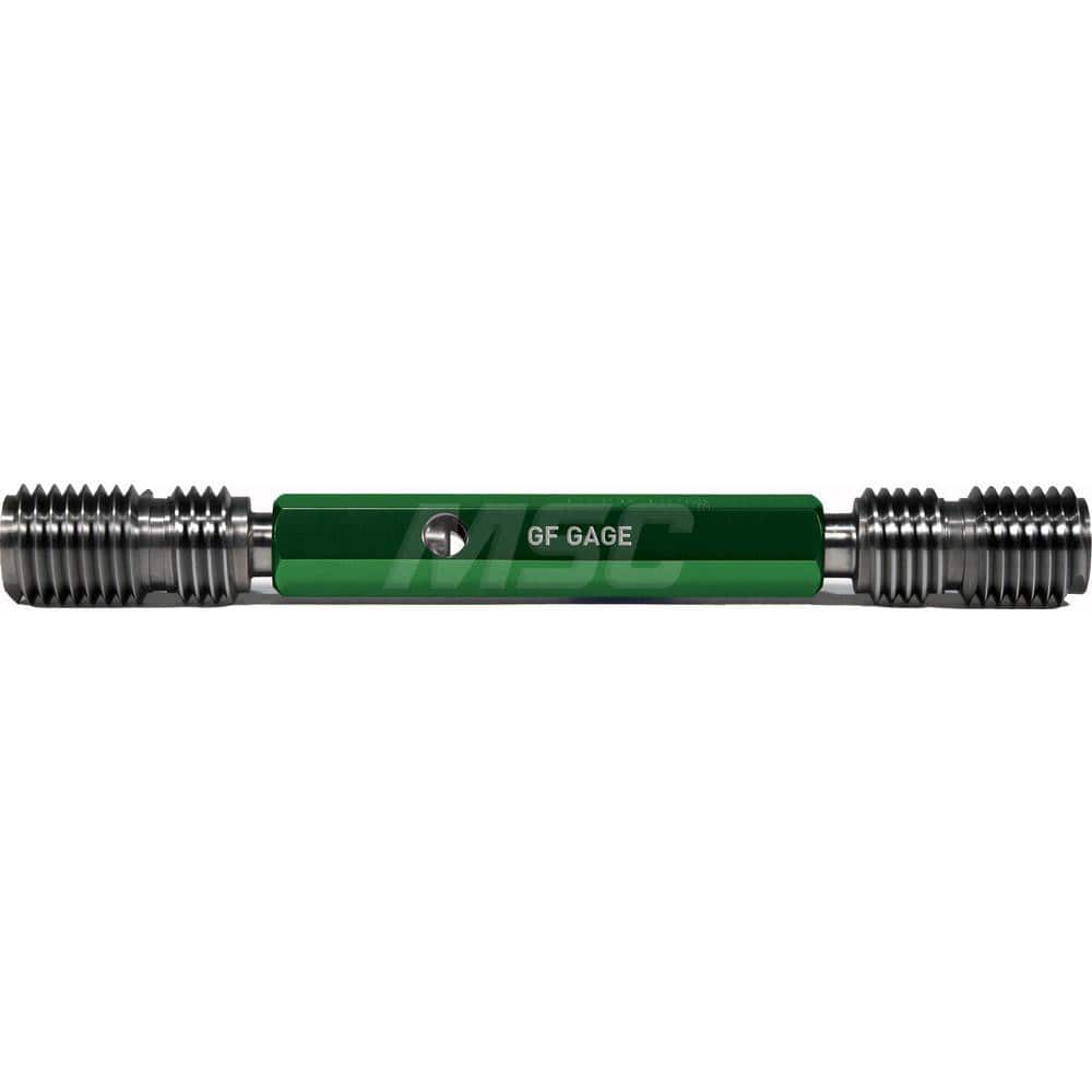 Thread Setting Go/No Go Gages; Type: Hilo Thread Setting Plug Gage; Go/No Go: Go/No Go; Thread Size: 1-3/8-6; Classification: 3A; Calibrated: No; Traceability Certification Included: Certificate of Compliance; Thread Type: UNC; Handle Size: 5; Material: H