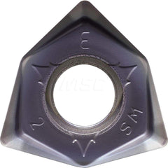 Kyocera WNMU 080608ENSM PR1510 Grade PVD Carbide, Trigon, Negative Rake Angle, Neutral Milling Insert for Roughing in (K) Gray Cast Iron, (K) Nodular Cast Iron