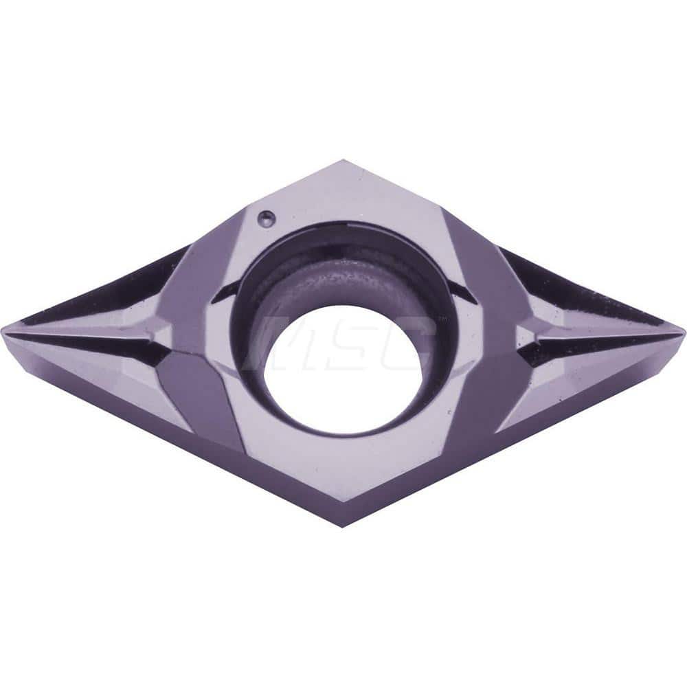 Kyocera DCGT 32505MFPSK PR1535 Grade PVD Carbide, 7 Degree, Diamond, Positive Rake Angle, Neutral Turning Insert for Light Interruption and Finishing-Medium in (S) Heat-Resistant Alloy, (S) Titanium Alloy, (M) Stainless Steel