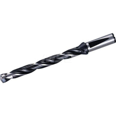 Replaceable Tip Drill: 7.94 to 8.49 mm Drill Dia, 68 mm Max Depth, 12 mm Flange Shank Seat Size 7.94, 126 mm OAL, Through Coolant