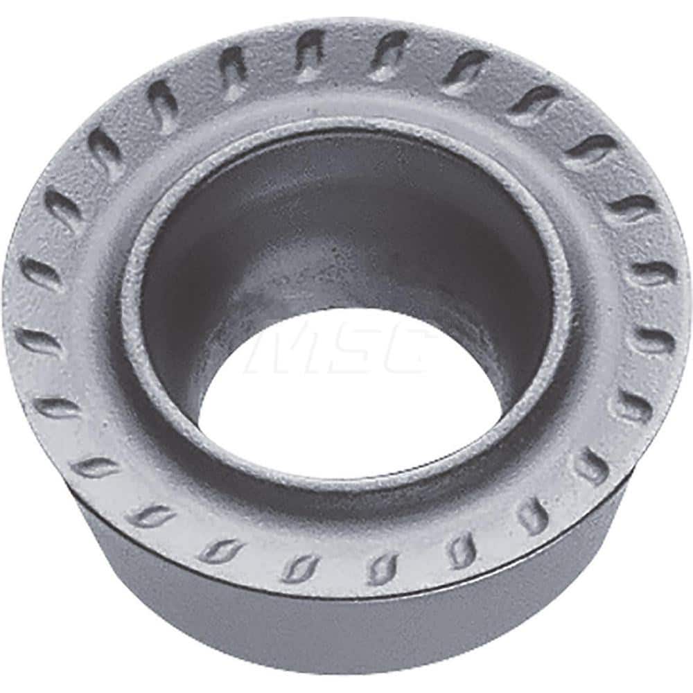 Kyocera RDMT 08T2M0H KW10 Grade Uncoated Carbide, Round, Positive Rake Angle, Milling Insert for Roughing in (N) Non-Ferrous Metals and (K) Gray Cast Iron