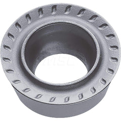 Kyocera RDMT 08T2M0H KW10 Grade Uncoated Carbide, Round, Positive Rake Angle, Milling Insert for Roughing in (N) Non-Ferrous Metals and (K) Gray Cast Iron