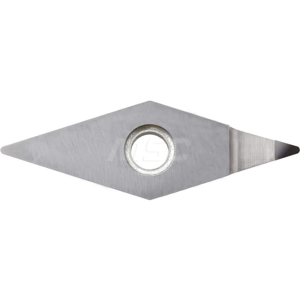 Kyocera VNMM 332MSE KPD010 Grade PCD, 0 Degree, Diamond, Negative Rake Angle, Neutral Turning Insert for Continuous and Finishing-Medium in (N) Non-Ferrous Metals, (S) Titanium Alloy