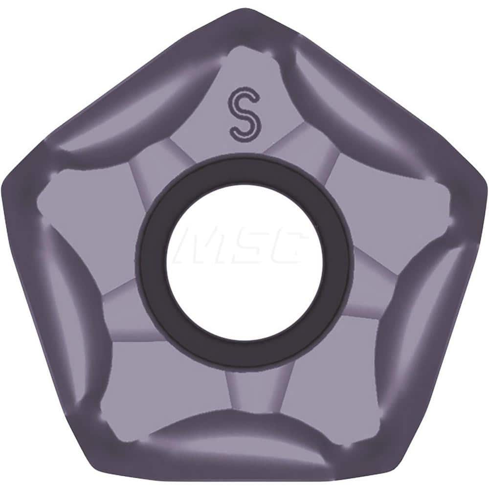 Kyocera PNMU 0905XNERSM PR1510 Grade PVD Carbide, Indexable Milling Insert, Pentagon,  Rake Angle,  Milling Insert for Roughing in (K) Gray Cast Iron, (K) Nodular Cast Iron