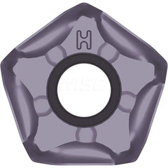 Kyocera PNMU 0905XNERGH PR1535 Grade PVD Carbide, Indexable Milling Insert, Pentagon,  Rake Angle,  Milling Insert for Roughing in (P) Mold Steel, (M) Precipitation Hardened Stainless Steel and (P) Free-Cutting Steel, (P) Carbon/Alloy Steel, (S) Heat-Resi