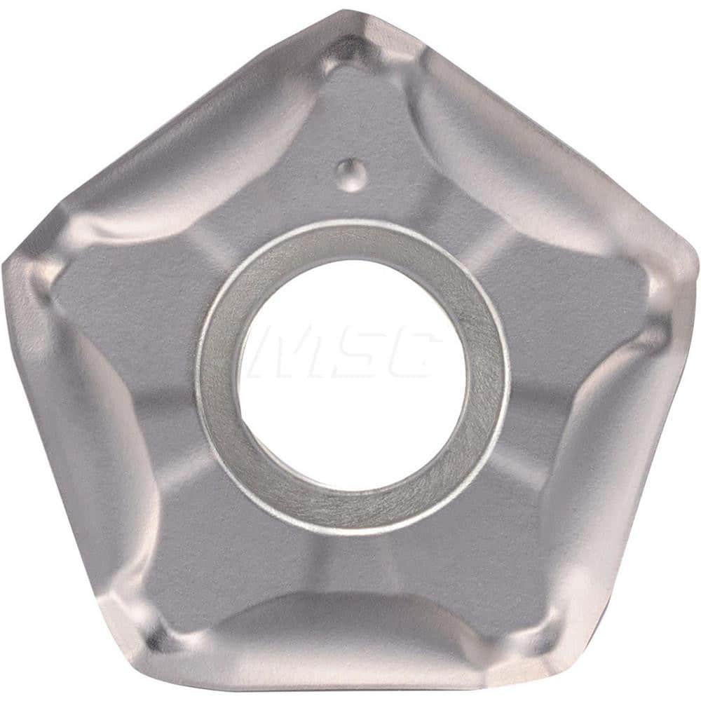 Kyocera PNMU 0905XNERGM TN620M Grade Uncoated Cermet, Indexable Milling Insert, Pentagon,  Rake Angle,  Milling Insert for Finishing in (P) Free-Cutting Steel, (P) Carbon/Alloy Steel, (P) Mold Steel