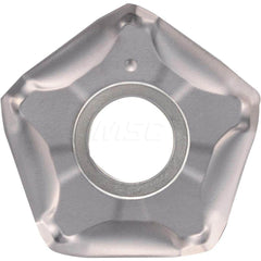 Kyocera PNMU 0905XNERGM TN620M Grade Uncoated Cermet, Indexable Milling Insert, Pentagon,  Rake Angle,  Milling Insert for Finishing in (P) Free-Cutting Steel, (P) Carbon/Alloy Steel, (P) Mold Steel