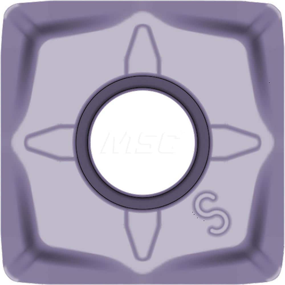 Kyocera SNMU 130508ENSM PR1510 Grade PVD Carbide, 90 Degree Square, Negative Rake Angle, Neutral Milling insert for Roughing in (K) Gray Cast Iron