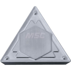 Kyocera TPMR 321HQ TN610 Grade Uncoated Cermet, 11 Degree, Triangle, Positive Rake Angle, Neutral Turning Insert for Continuous and Finishing-Medium in (P) Carbon/Alloy Steel