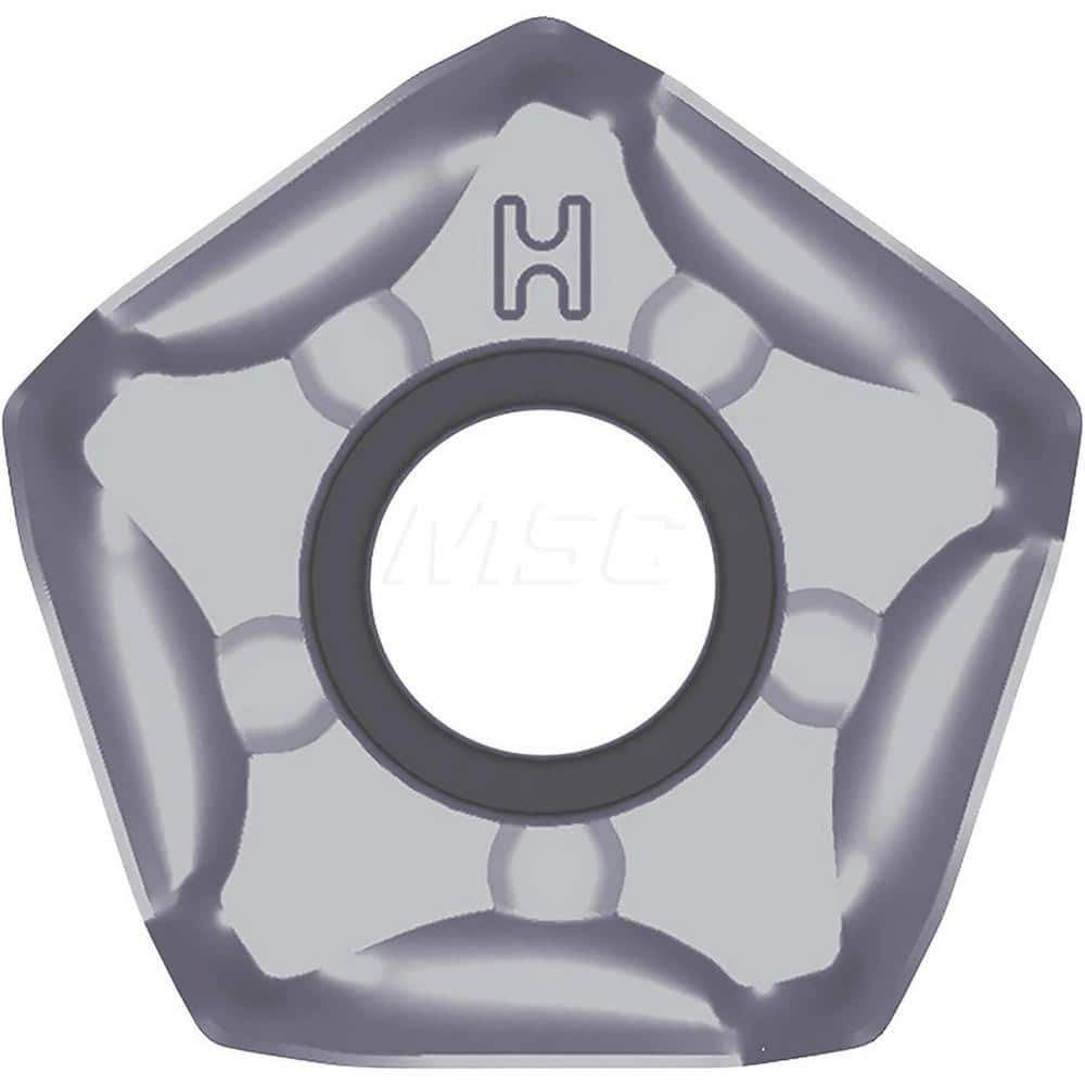 Kyocera PNMU 0905XNERGH PR015S Grade PVD Carbide, Indexable Milling Insert, Pentagon,  Rake Angle,  Milling Insert for Roughing in (H) Hardened Materials