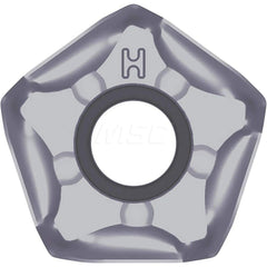 Kyocera PNMU 0905XNERGH PR015S Grade PVD Carbide, Indexable Milling Insert, Pentagon,  Rake Angle,  Milling Insert for Roughing in (H) Hardened Materials