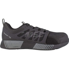 Work Boot: Size 6, 2-3/4″ High, Ultraknit, Composite Toe Black & Gray, Wide Width