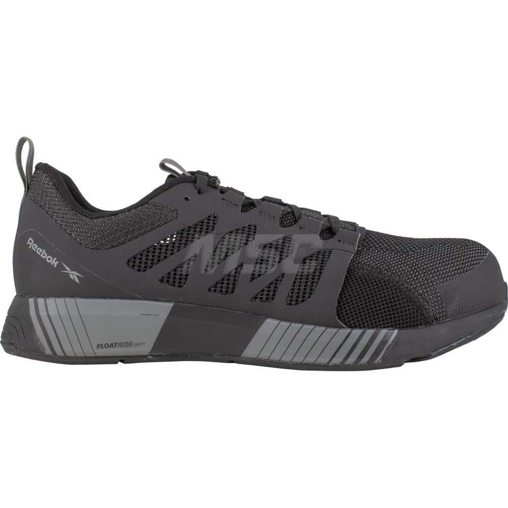 Work Boot: Size 4, 2-3/4″ High, Ultraknit, Composite Toe Black & Gray, Wide Width