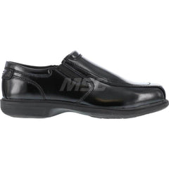 Work Boot: Size 8.5, 2-3/4″ High, Leather, Steel Toe Black, Standard Width