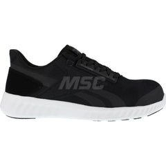 Work Boot: Size 4, 2-3/4″ High, Composite, Composite Toe Black & White, Medium Width