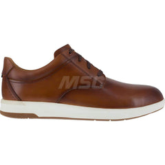Work Boot: Size 7, 2-3/4″ High, Leather, Steel Toe Cognac, Extra Wide Width
