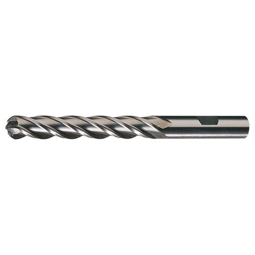 ‎1″ Dia. × 1″ Shank × 2″ DOC × 4-1/2″ OAL, HSS TiCN, Spiral , 4 Flute, CW Helix, Weldon, Ballnose End Mill - Exact Industrial Supply
