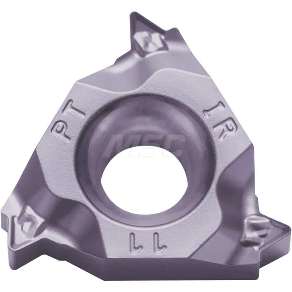 Laydown Threading Inserts; Insert Style: 16ER; Insert Size Code: 16; Insert Material: Solid Carbide; Manufacturer Grade: PR1535; Threads Per Inch: 11.00; Thread Type: External; Thread Standard: Parallel Pipe; Whitworth; Insert Hand: Right Hand; Included A