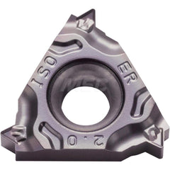 Laydown Threading Inserts; Insert Style: 11IR; Insert Size Code: 11; Insert Material: Solid Carbide; Manufacturer Grade: PR1535; Threads Per Inch: 14.00; Thread Type: Internal; Thread Standard: Tapered Pipe; Insert Hand: Right Hand; Thickness (Inch): 1/8;