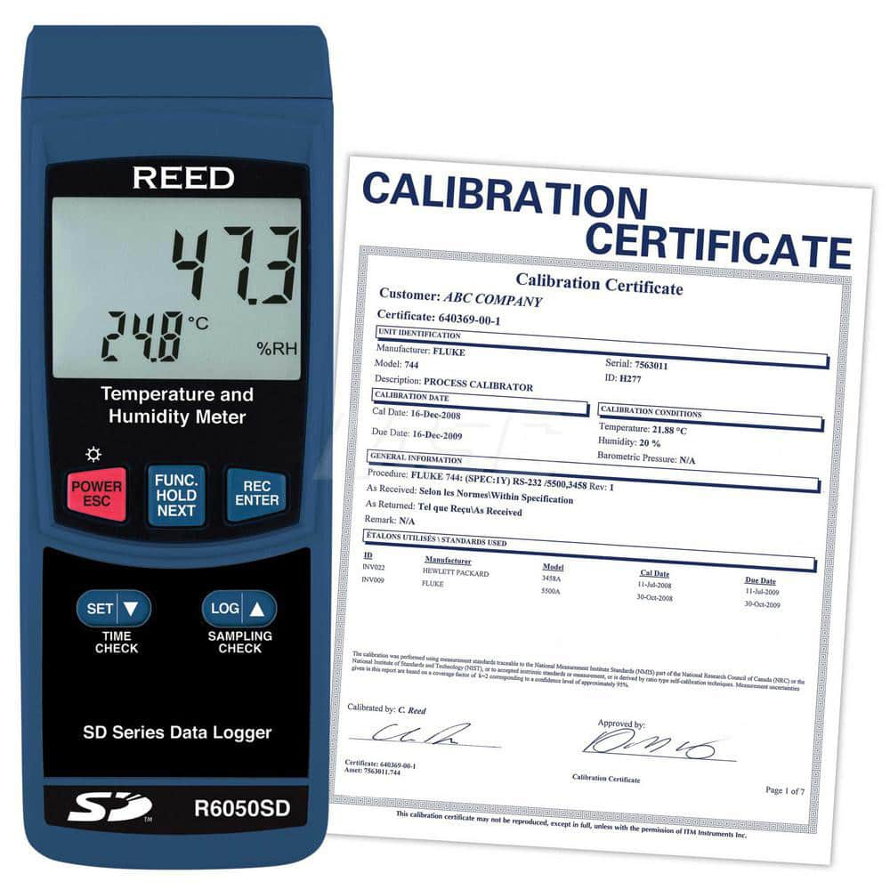 Thermometer/Hygrometers & Barometers; Minimum Relative Humidity (%): 5; Maximum Relative Humidity (%): 95.00; Minimum Temperature (C): 0.00; Minimum Temperature (F): 32.000; Maximum Temperature (C): 50.00; Maximum Temperature (F): 122.000; Resolution: 0.1