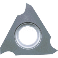 Grooving Insert: GBF32 GW15, Solid Carbide Co & WC Finish, Left Hand, 2 mm Cutting Width, 3 mm Max Depth, Series GBF