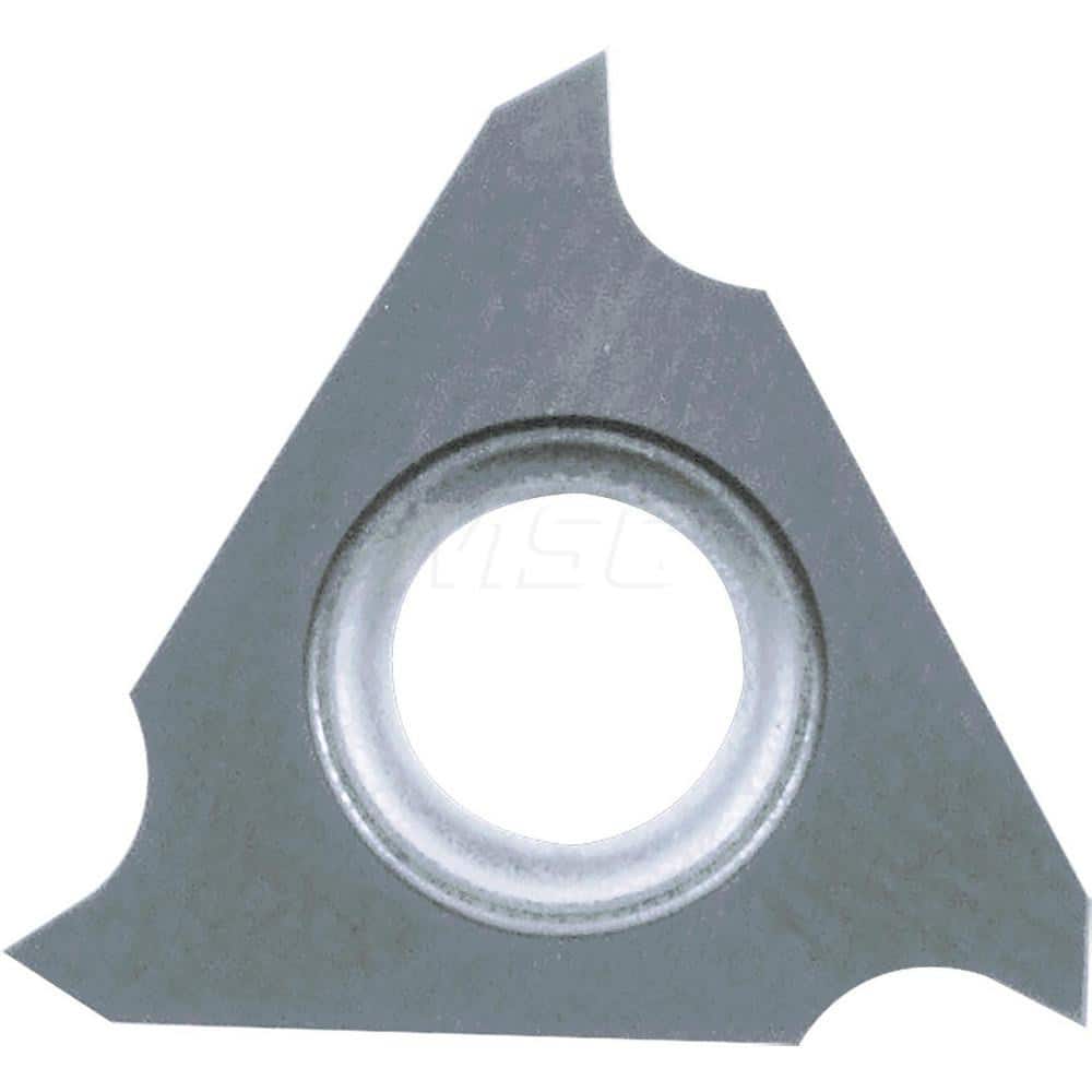 Grooving Insert: GBF32 GW15, Solid Carbide Co & WC Finish, Right Hand, 0.53 mm Cutting Width, 1.2 mm Max Depth, Series GBF