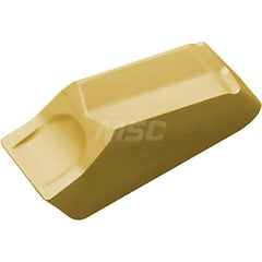 Grooving Insert: FTK5 CR9025, Solid Carbide TiCN & TiN Finish, Neutral, 5 mm Cutting Width, 38 mm Max Depth, Series KFTB
