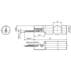 Indexable Boring Bar:  S22KSVNR12SN,  0.85 mm Min Bore,  22.00 mm Shank Dia,  N/A Steel Screw,  Uses VNBR ™, VNBTR ™, VNGR ™, VNFGR ™ & VNTR ™ Inserts