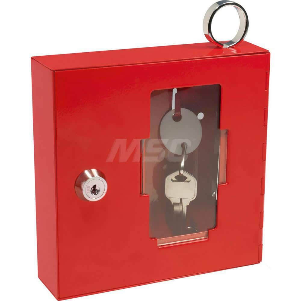 Breakable Emergency Key Box with Attached Hammer