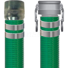 Liquid Suction & Discharge Hose; Inside Diameter (Inch): 2; Length (Feet): 20; Outside Diameter (Decimal Inch): 2.3900; Material: PVC; Working Pressure (psi): 70.000; Vacuum Rating: 29 In. Hg; Color: Green; Minimum Temperature (F): -23.000; Maximum Temper