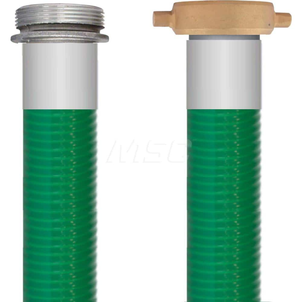 Liquid Suction & Discharge Hose; Inside Diameter (Inch): 3; Length (Feet): 25; Outside Diameter (Decimal Inch): 3.4600; Material: PVC; Working Pressure (psi): 55.000; Vacuum Rating: 29 In. Hg; Color: Green; Minimum Temperature (F): -23.000; Maximum Temper