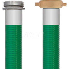 Liquid Suction & Discharge Hose; Inside Diameter (Inch): 1-1/2; Length (Feet): 10; Outside Diameter (Decimal Inch): 1.8400; Material: PVC; Working Pressure (psi): 90.000; Vacuum Rating: 29 In. Hg; Color: Green; Minimum Temperature (F): -23.000; Maximum Te