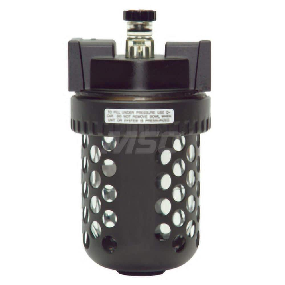 Lubricators; Type: Lubricator; Port Size NPT: 1/2; Maximum Working Pressure (psi): 150.000; Bowl Material: Polycarbonate