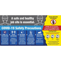 NMC - Banners Message Type: COVID-19 Legend: COVID-19 Safety Precautions - Americas Industrial Supply