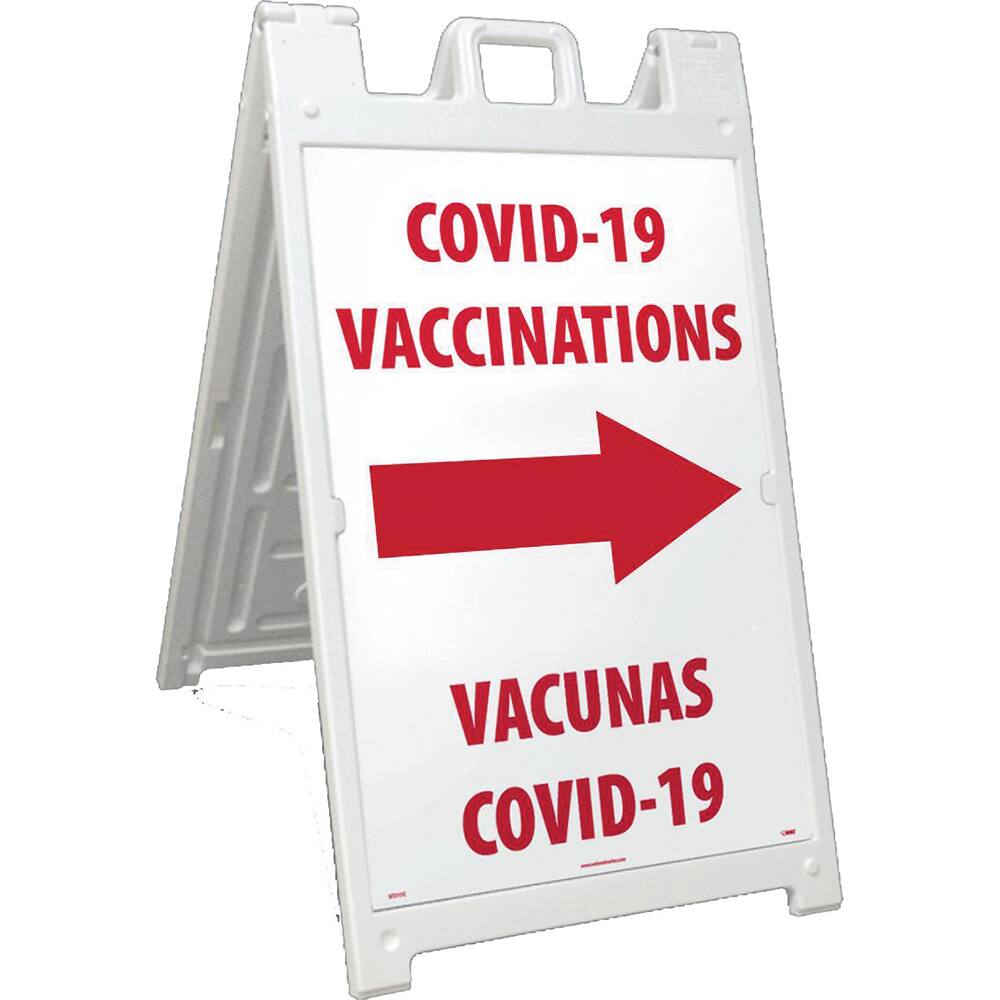 NMC - Safety Signs Message Type: COVID-19 Message or Graphic: Message & Graphic - Americas Industrial Supply