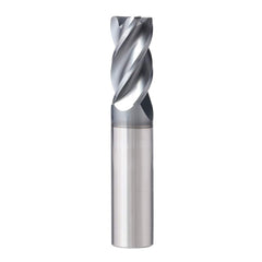 Supermill - Roughing End Mills; Mill Diameter (Inch): 3/8 ; Mill Diameter (Decimal Inch): 0.3750 ; Number of Flutes: 4 ; Length of Cut (Decimal Inch): 0.8750 ; Shank Diameter (Inch): 3/8 ; Shank Diameter (Decimal Inch): 0.3750