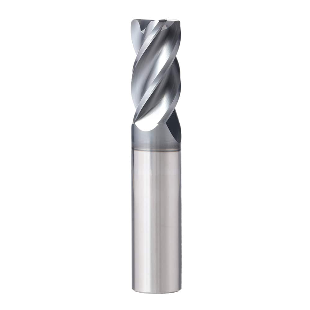 Supermill - Roughing End Mills; Mill Diameter (Inch): 1/2 ; Mill Diameter (Decimal Inch): 0.5000 ; Number of Flutes: 4 ; Length of Cut (Decimal Inch): 2.0000 ; Shank Diameter (Inch): 1/2 ; Shank Diameter (Decimal Inch): 0.5000 - Exact Industrial Supply