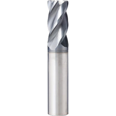 Supermill - 1" Diam 4 Flute Solid Carbide 0.09" Corner Radius End Mill - Americas Industrial Supply