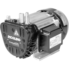 Thomas - Rotary Vane-Type Vacuum Pumps Voltage: 115 VAC Length (Decimal Inch): 8.2300 - Americas Industrial Supply