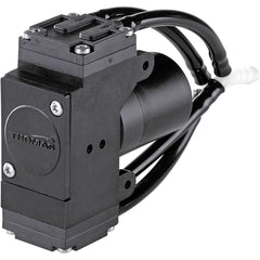 Thomas - Diaphragm-Type Vacuum Pumps Voltage: 12 VDC Compressor Type: Diaphragm Compressor and Vacuum Pump - Americas Industrial Supply