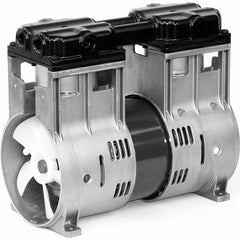 Thomas - Rotary Vane-Type Vacuum Pumps Voltage: 115 VAC Length (Decimal Inch): 10.3900 - Americas Industrial Supply