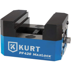 Kurt - Modular Vises & Components; System Compatibility: 5 Axis Workholding Systems ; Product Type: Serrated Vise ; Jaw Width (Inch): 4 ; Jaw Width (Decimal Inch): 4 ; Jaw Height (Inch): 1-1/4 ; Jaw Height (Decimal Inch): 1.2500 - Exact Industrial Supply