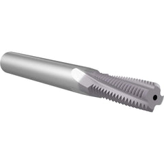 Helical Flute Thread Mill: 1-3/8, Internal & External, 5 Flute, Solid Carbide TiAlN Coated