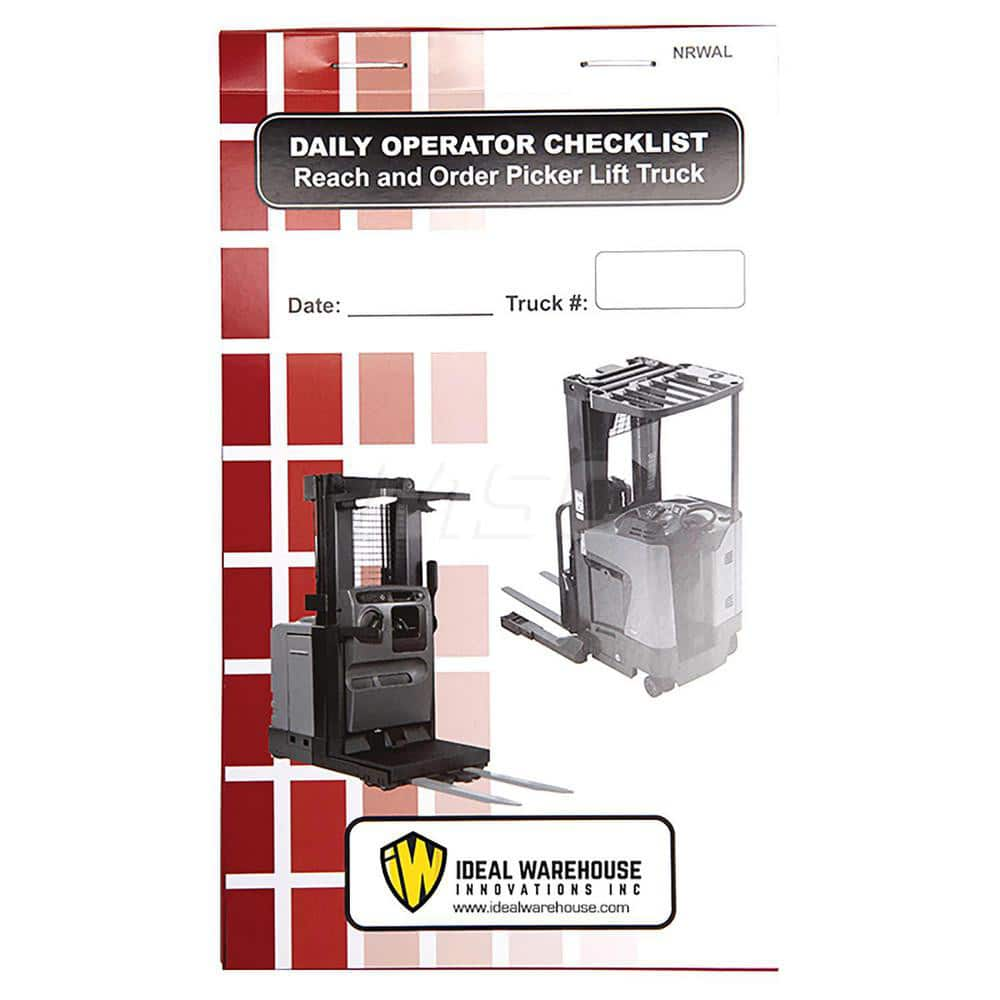 Information Centers, Stations & Binders; Type: Inspection Checklist; Topic: Electric Narrow Aisle; Language: English; Product Type: Inspection Checklist