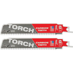 Milwaukee Tool - Reciprocating Saw Blades Blade Material: Carbide Blade Length (Inch): 6 - Americas Industrial Supply