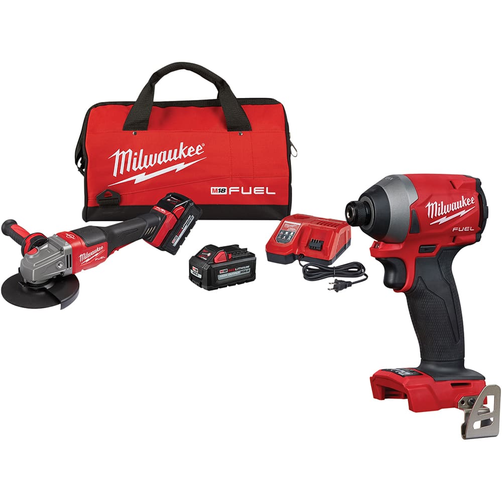 Milwaukee Tool - Angle & Disc Grinders Type of Power: Cordless Wheel Diameter (Inch): 4-1/2 - 6 - Americas Industrial Supply