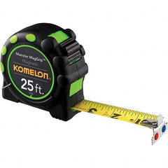 Komelon - 25' x 1" Yellow Blade Tape Measure - Americas Industrial Supply