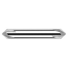 Chamfer Cutters - 0.2500″ (1/4″) Shank Diameter × 30° per side Carbide Pointed Chamfer Cutter DE, 2 Flutes