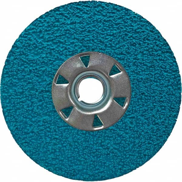 VSM - 5" Diam, 7/8" Hole, 36 Grit Ceramic Fiber Disc - Americas Industrial Supply